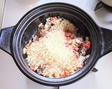 ドライトマトとカルビの土鍋ごはん作り方6写真
