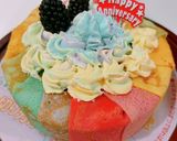 レインボー☆ミルクレープ☆ケーキ作り方14写真
