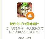 焼きネギの鶏味噌汁作り方1写真