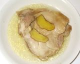 蒸し鶏♪風邪・冷え性に簡単漢方薬膳作り方5写真