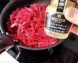 ビーツのマスタードベーコンキンピラ作り方4写真