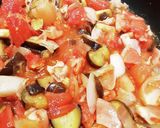ナスとトマトの濃厚パスタ作り方7写真