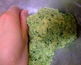 ほうれん草の手打ちパスタ　クリームソース作り方2写真
