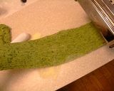 ほうれん草の手打ちパスタ　クリームソース作り方3写真