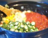 【暑い日に野菜の旨み】鶏とエビのガンボ作り方11写真