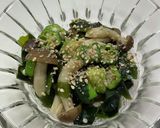 【簡単副菜】しめじオクラわかめ作り方5写真