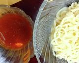 冷麺のつけ汁にウニ作り方1写真