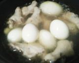 鶏手羽元と丸ごと玉ねぎ★卵入り★鶏モモ肉作り方4写真