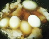 鶏手羽元と丸ごと玉ねぎ★卵入り★鶏モモ肉作り方5写真
