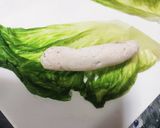 ささみの梅肉ロール☆レタス塩漬け巻き作り方7写真