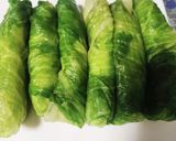ささみの梅肉ロール☆レタス塩漬け巻き作り方8写真
