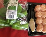 材料3つ！ピーマンの肉詰め作り方1写真