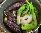 牛肉と茄子＆万願寺唐辛子の甘辛煮作り方6写真