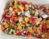 お弁当にも最適「夏野菜のサラダパスタ」作り方2写真
