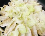 レトルト●餃子＆キャベツ蒸し作り方2写真