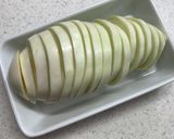 レンジで５分　白なすのオイル蒸し作り方1写真