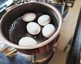 麺つゆ半熟卵＆固茹卵のダブルたまごサンド作り方1写真