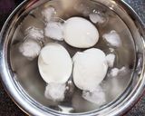 麺つゆ半熟卵＆固茹卵のダブルたまごサンド作り方2写真