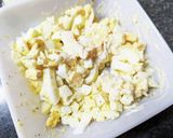麺つゆ半熟卵＆固茹卵のダブルたまごサンド作り方5写真