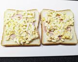 麺つゆ半熟卵＆固茹卵のダブルたまごサンド作り方8写真