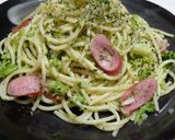 簡単♬ブロッコリーとソーセージのパスタ作り方9写真