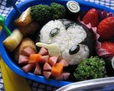ポケ弁♪簡単おにぎりキャラ弁～ムックル～作り方10写真