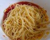 夏の缶詰冷製パスタ作り方3写真