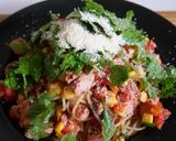 夏の缶詰冷製パスタ作り方4写真