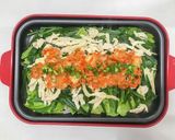 たっぷり野菜とサラダチキンで簡単蒸し焼き作り方5写真