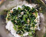 毛ガニと小松菜の混ぜ込みご飯作り方7写真