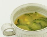 ゴーヤととうもろこしの味噌汁作り方2写真