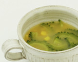 ゴーヤととうもろこしの味噌汁作り方2写真