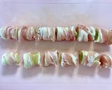 豚バラねぎ巻き(梅肉乗せ)作り方5写真
