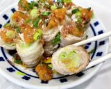 豚バラねぎ巻き(梅肉乗せ)作り方13写真