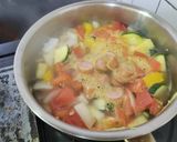 夏野菜のスープ/七尾給食作り方6写真