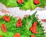 揚げない！梅シソ巻き♪パン粉、小麦粉無し作り方3写真
