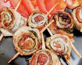 揚げない！梅シソ巻き♪パン粉、小麦粉無し作り方9写真