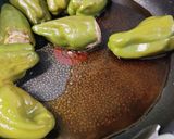 簡単丸ごと！ピーマンの肉詰め照り焼き作り方5写真