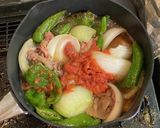 牛肉と万願寺唐辛子の梅肉煮作り方6写真