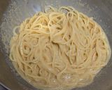 卵の黄身で濃厚たらこスパゲッティ💖作り方5写真