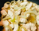 鶏肉のあっさり和風バジル炒め作り方2写真