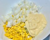 朝食昼食に。たまごコーンバター醤油チーズトースト作り方2写真