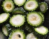 ゴーヤとかぼちゃのから揚げ作り方1写真