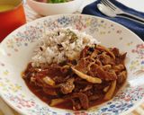 煮込み10分！ラム肉のコク旨ハヤシライス作り方5写真