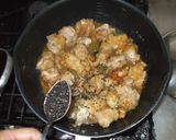 鶏もも肉黒ごま味噌和え♪簡単照り焼き作り方7写真