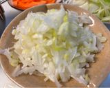 ねぎだく塩焼きそば。作り方1写真