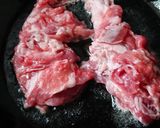 豚肉と蓮根のきんぴら作り方1写真