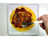 オムレツ風!豚肉の玉子包み★動画あり★作り方27写真