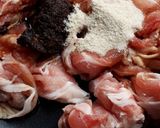 高菜と豚肉の味噌炒め作り方1写真