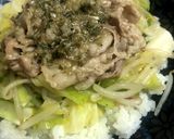 簡単！サーモンのネギ塩にんにく和え作り方6写真